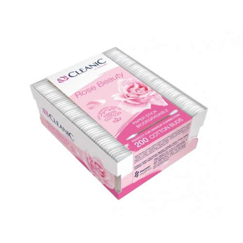 Cleanic Rose Beauty Cotton Buds Kosmeetilised vatitikud