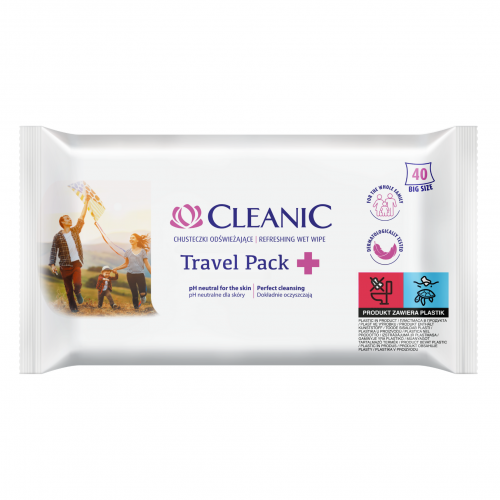 Photos - Facial / Body Cleansing Product Cleanic Refreshing Wet Wipes 40vnt. KS275619