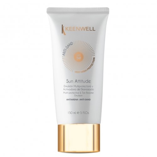 Keenwell Sun Attitude Anti-Sand SPF50 Apsauginė įdegi skatinanti emulsija kūnui