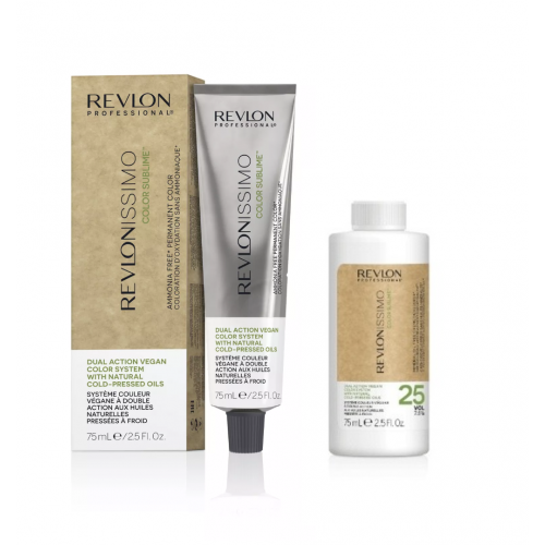 Revlon Professional Revlonissimo Color Sublime Color & Care + Sublime Creme Developer Plaukų dažai be amoniako ir kreminė oksidacinė emulsija