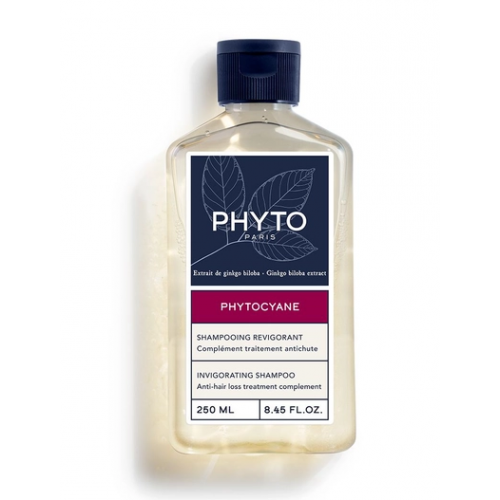 Phyto Phytocyane-Women Invigorating Shampoo Anti Hair Loss Šampūnas moterims nuol plaukų slinkimo