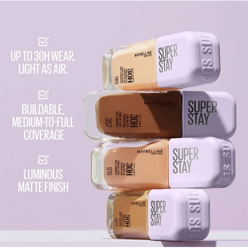 Maybelline Super Stay Lumi-Matte Foundation Makiažo pagrindas  35ml 128