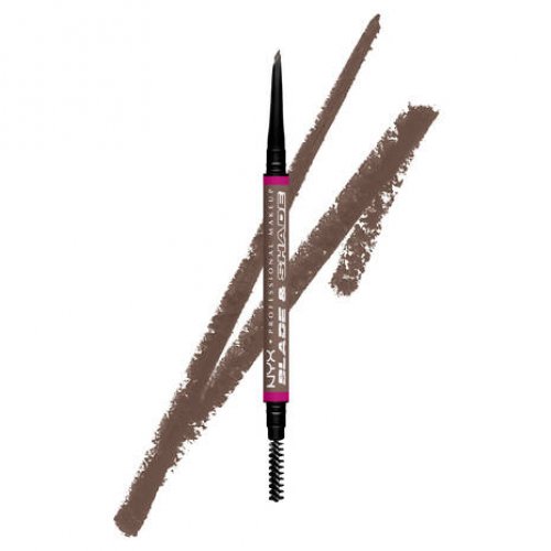 Photos - Eye / Eyebrow Pencil NYX Professional Makeup Blade & Shade Nano Brow Pencil 03 Cool Ash Brown KS854813
