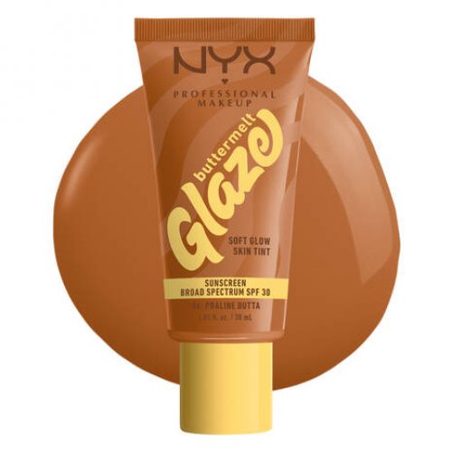 Photos - Foundation & Concealer NYX Professional Makeup Professional Makeup Buttermelt Glaze Soft Glow Skin Tint SPF30 30ml Praline Butta KS841428