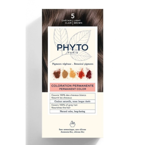 Phyto Phyto Permanent Hair Color without Ammonia 5 Light Brown