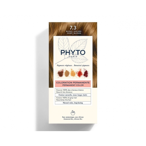 Phyto Phyto Permanent Hair Color without Ammonia 7.3 Golden Blonde