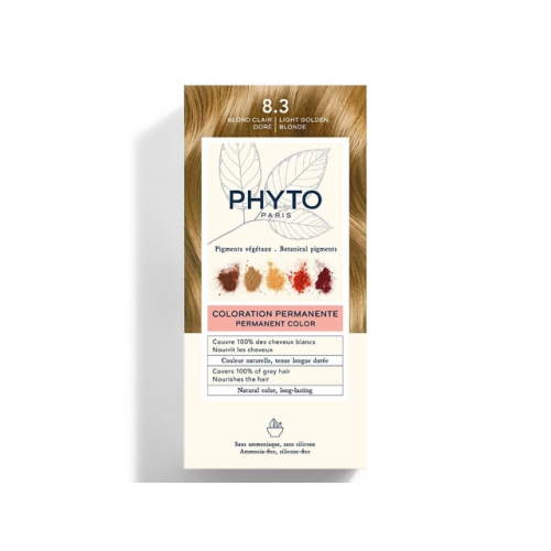 Phyto Phyto Permanent Hair Color without Ammonia 8.3 Light Golden Blonde