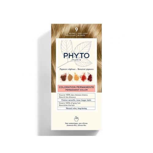 Phyto Phyto Permanent Hair Color without Ammonia 9 Very Light Blonde