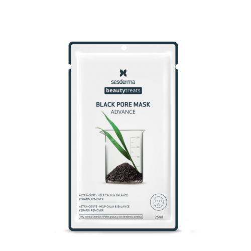 Sesderma Beauty Treats Black Pore Mask Advance Poras sutraukianti kaukė