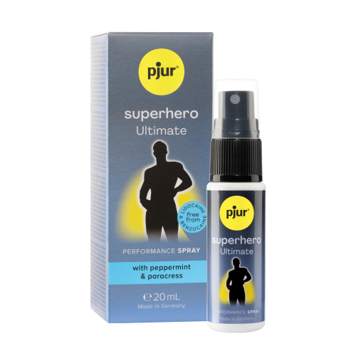 Superhero Ultimate Spray Jautrumą mažinantis purškiklis vyrams