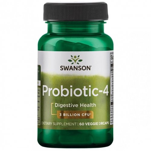 Photos - Vitamins & Minerals Swanson ProBiotic-4 Digestive Health 60 caps. KS378675