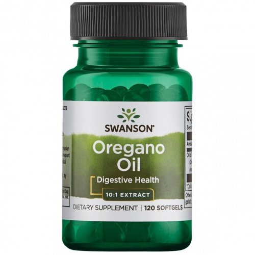 SWANSON Oregano Oil Digestive Health Raudonėlio aliejaus ekstraktas