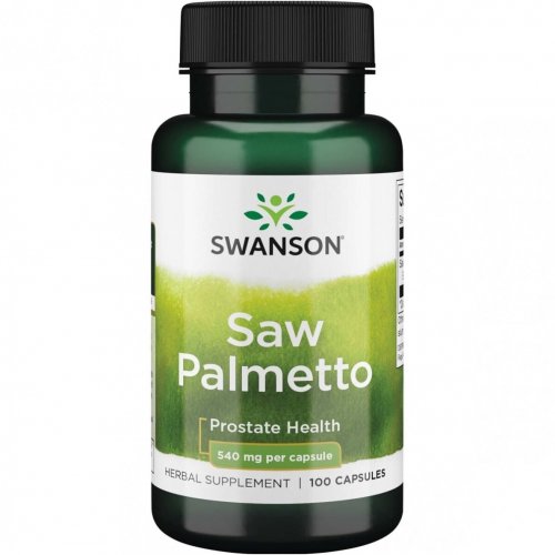 Photos - Vitamins & Minerals Swanson Saw Palmetto 540mg Prostate Health 100 capsules KS757919
