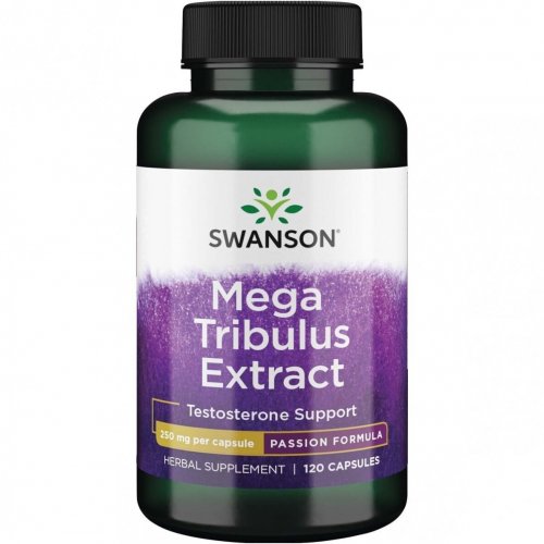 Photos - Vitamins & Minerals Swanson Mega Tribulus Extract 250mg Testosterone Support 120 capsules KS219089