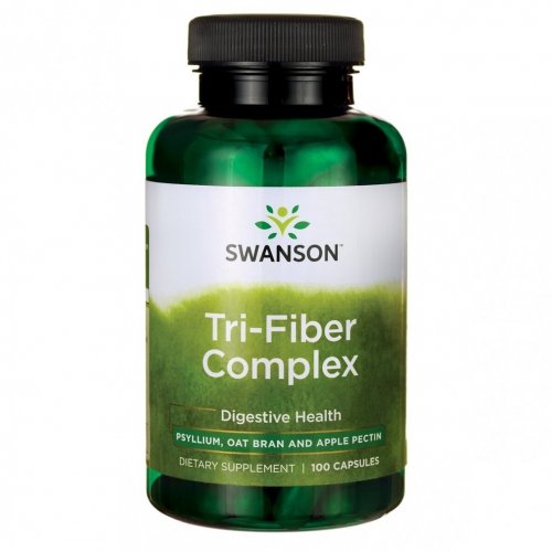 SWANSON Tri-Fiber Complex Digestive Health Maistinės skaidulos