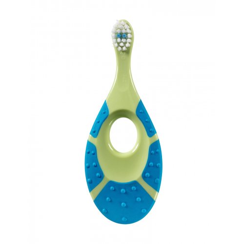 Jordan Step 0-2 years Baby Toothbrush Extra Soft Ypač minkštas vaikiškas dantų šepetėlis  Green
