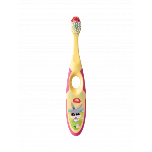 Jordan Step 3-5 years Kids Toothbrush Soft Minkštas vaikiškas dantų šepetėlis  Yellow