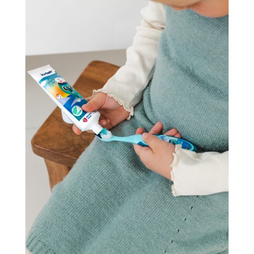 Jordan Step 3-5 years Kids Toothbrush Soft Minkštas vaikiškas dantų šepetėlis  Baby Blue