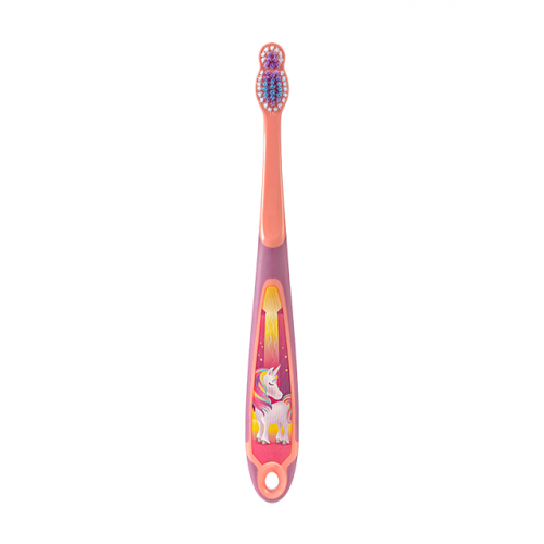 Jordan Step 6-9 years Junior Toothbrush Soft Minkštas vaikiškas dantų šepetėlis  Coral