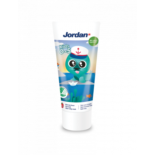 Jordan Kids Toothpaste 0-5 years Vaikiška dantų pasta  50ml Seal