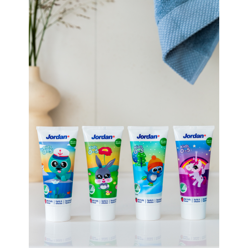 Jordan Kids Toothpaste 0-5 years Vaikiška dantų pasta  50ml Seal