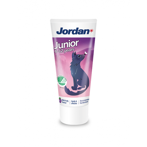 Jordan Junior Toothpaste 6-12 years Vaikiška dantų pasta  50ml Wolf