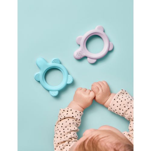 Jordan Teether and Training Toothbrush Extra Soft Kramtukas kūdikiams, ypač minkštas  Baby Blue