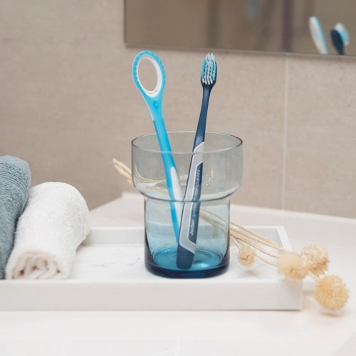 Jordan Clinic Tongue Cleaner Liežuvio valiklis  Blue
