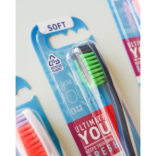 Jordan Ultimate You Soft Toothbrush Minkštas dantų šepetėlis  Blue