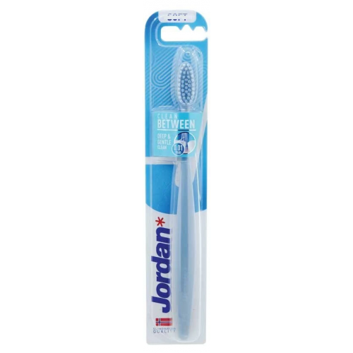 Jordan Clean Between Ultra Soft Toothbrush Ypač minkštas dantų šepetėlis  Baby Blue