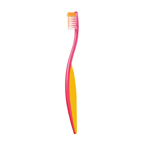 Jordan Ultimate You Medium Toothbrush Vidutinio kietumo dantų šepetėlis  Coral