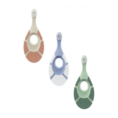 Jordan Green Clean Baby 0-2 Toothbrush Extra Soft Ypač minkštas dantų šepetėlis  Pink