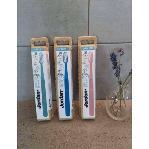 Jordan Green Clean Kids 5-10 Toothbrush Extra Soft Ypač minkštas dantų šepetėlis  Blue