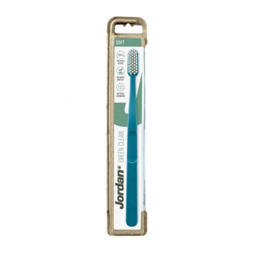 Jordan Green Clean Ultrasoft Toothbrush Ypač minkštas dantų šepetėlis  Blue