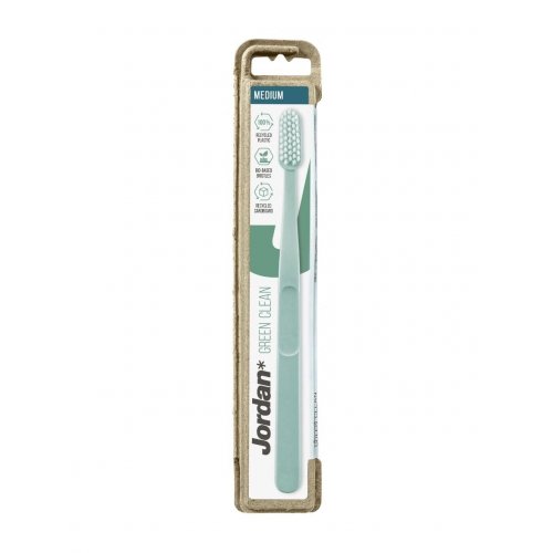 Jordan Green Clean Soft Toothbrush Minkštas dantų šepetėlis  Green