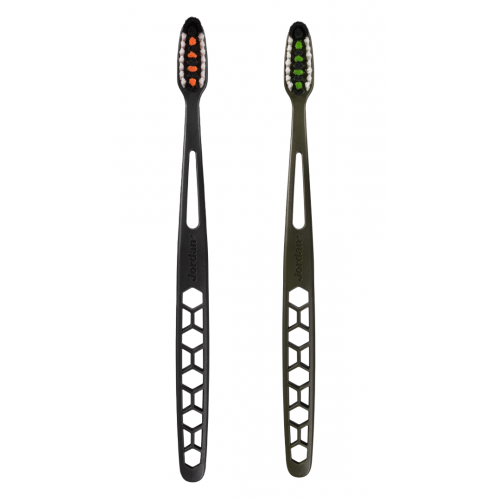 Jordan Ultralite 1+1 Toothbrush Medium Zobu birstes komplekts