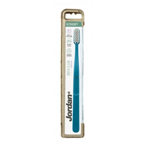 Jordan Jordan Green Clean Ultrasoft Toothbrush Blue