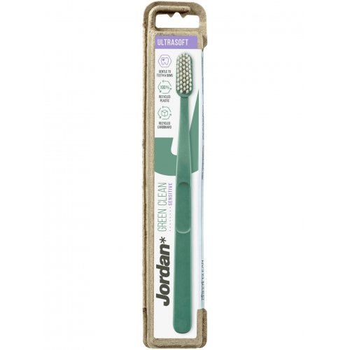 Jordan Green Clean Ultrasoft Toothbrush Ypač minkštas dantų šepetėlis