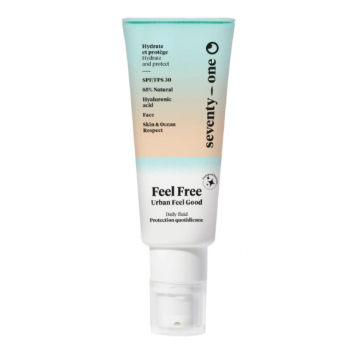 SeventyOne Percent Feel Free Moisturising Serum-Fluid SPF30 Drėkinantis veido fluidas su apsauga nuo saulės