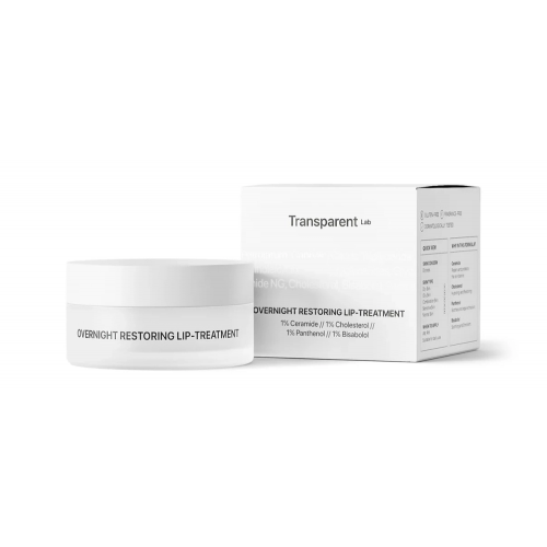 Transparent Lab Overnight Restoring Lip Treatment Atkurianti priemonė lūpoms