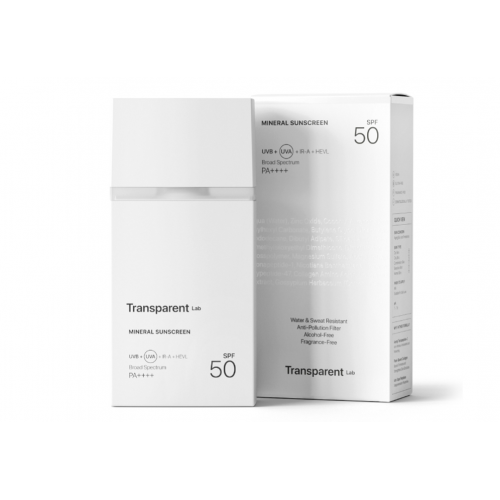 Photos - Cream / Lotion Transparent Lab Transparent Lab Mineral Sunscreen Cream SPF50 100ml Mineral KS506335