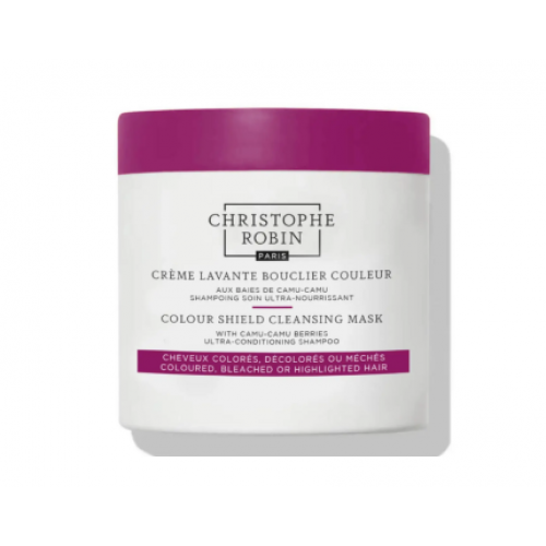 Christophe Robin Shield Cleansing Mask Valomoji kaukė dažytiems plaukams