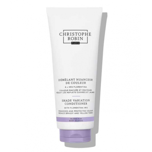 Christophe Robin Shade Variation Conditioner Baby Blonde Gelsvų tonų neutralizavimui kondicionierius, su atspalviu
