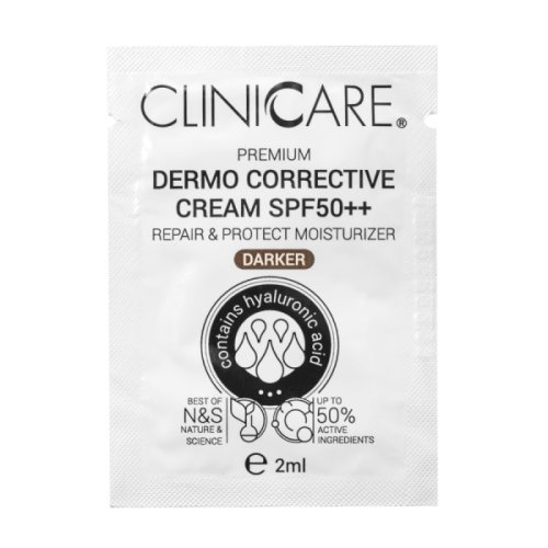 Cliniccare Premium Dermo Corrective Cream Darker SPF50++ Koriģējošs krēms ar toni