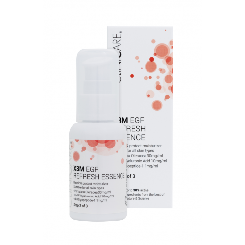 Cliniccare X3M EGF Refresh Essence Moisturizer Drėkinamoji ir gaivinamoji veido esencija