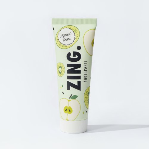 ZING. Enamel Whitening Toothpaste Obuolių ir kivių skonio balinanti dantų pasta