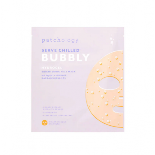 Patchology Serve Chilled Bubbly Skaistinanti dviejų dalių hidrogelio veido kaukė