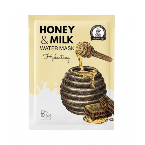 BOM Honey & Milk Water Mask Drėkinanti lakštinė veido kaukė