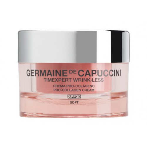 Germaine de Capuccini Timexpert Wrink Less Pro Collagen Soft Cream Dieninis kremas su pro - kolagenu ir SPF30 apsauga