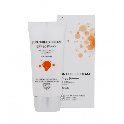 Cliniccare Sun Shield Cream SPF30 Švelnus drėkinamasis kremas nuo saulės apsauga